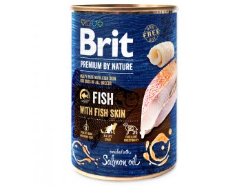 Konzerva Brit Premium by Nature Fish & Fish Skin 400 g