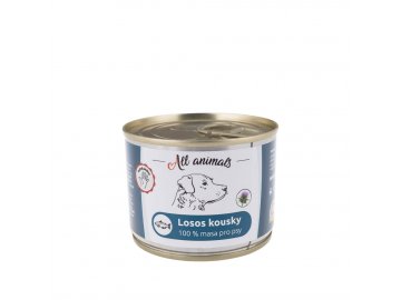 All Animals DOG losos kousky 200g