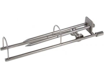 Exclusive nerezový držák prutu s kladkou skládací 75/45cm