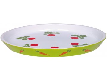 Nobby oválná keramická miska pro hlodavce mrkev+ředkvičky 30 x 22,5 x 4 cm 1l