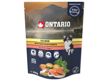 Kapsička Ontario losos se zeleninou ve vývaru 300g