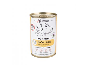 All Animals DOG kuřecí kousky 400g
