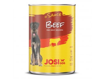 Konzerva JosiDog Beef in Sauce 415 g