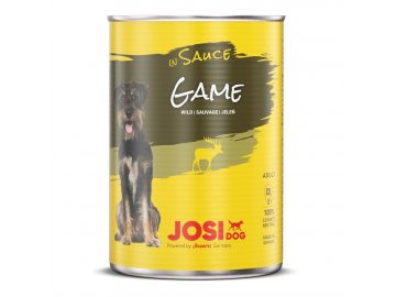 Konzerva JosiDog Game in Sauce 415 g