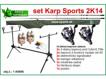 SPORTS 234K14 - Kaprový 14 dílný set - 3,6m / 2,75lbs