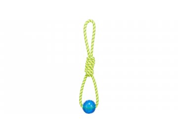 Aqua Toy lano s gumovým míčkem, plovoucí, ø 6 × 40 cm, polyester/TPR