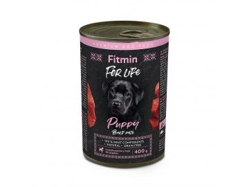 ffl dog tin puppy beef 400g h L