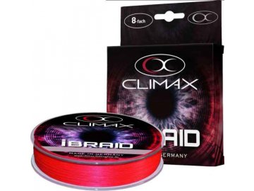 Pletená šňůra Climax iBraid Fluo-červená 135m