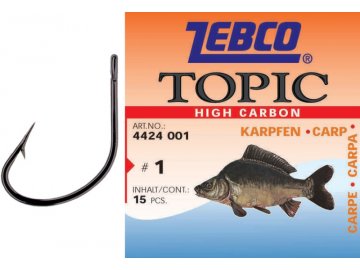 háčik zebco topic carp # 3/0 - cena za balenie 10ks