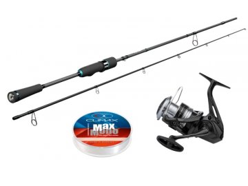 Set:Sportex Nova Twitch RS-2 2,15m/10g+Shimano AEROBBC3+Climax silon