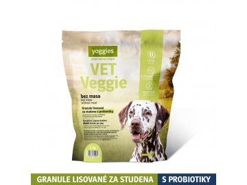 Yoggies VET Veggie bez masa, granule lisované za studena s probiotiky