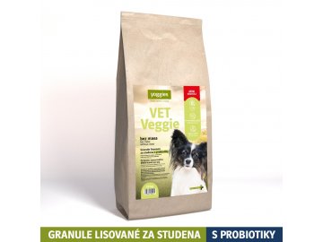 Yoggies VET Veggie bez masa, minigranule lisované za studena s probiotiky