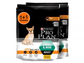 26790 purina pro plan small mini adult optibalance kure 700g 1 1 zdarma