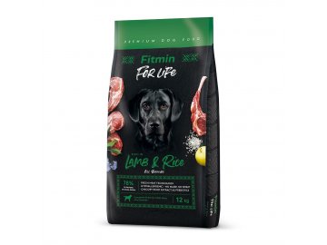 new fitmin dog for life lamb rice 12 kg h L