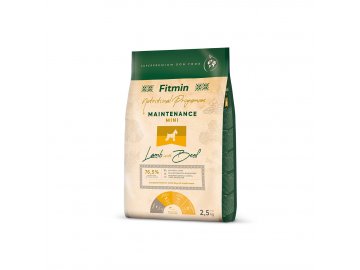 fitmin dog mini maintenance lamb beef 2 5 kg h L