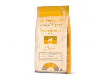fitmin dog mini maintenance 12 kg h L