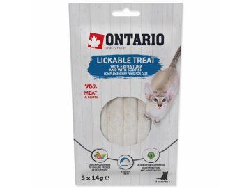 ontario pochoutka lizaci extra tunak a treska 5x14g original