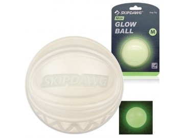 GiGwi Skipdawg Neon Glow Ball zářící míč