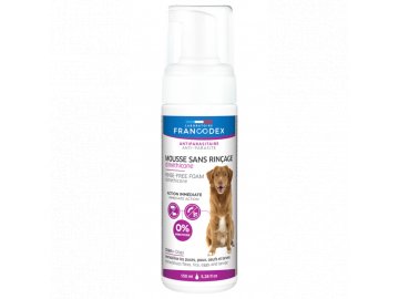 francodex dimethicone mousse sans rincage pour chien