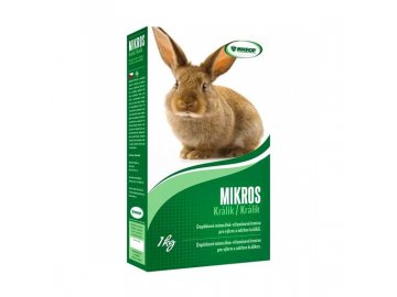 Mikros Králík - krmivo s vitamíny a minerály - 1kg