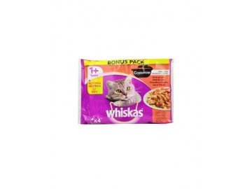 whiskas kapsa casserole klasicky vyber v zele 4x85g