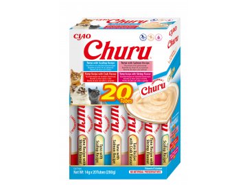 Churu Cat BOX Tuna Seafood Variety 20x14g