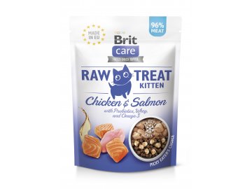 Brit Raw Treat Cat Kitten, Chicken&Salmon 40g
