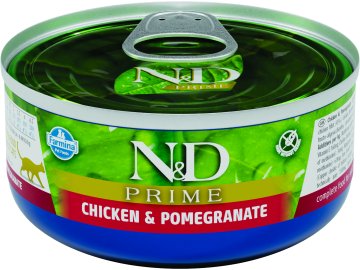N&D Konzerva CAT PRIME Adult Chicken & Pomegranate 70g