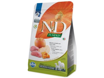 Krmivo N&D Dog Adult Medium & Maxi Grain Free Pumpkin Wild Boar & Apple 2,5kg