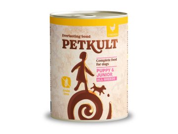 petkult wet food chicken junior 800g