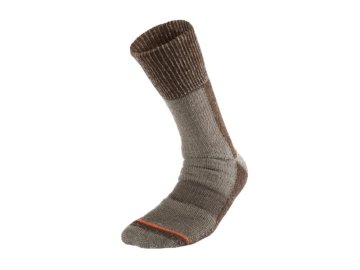 Merino ponožky Geoff Anderson Woolly sock hnědé (Variant Velikost: S-EU 37-40)