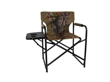 Camo stolička s tácem a poutkem na nošení