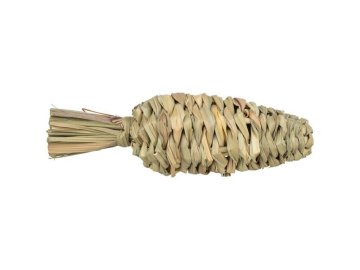Mrkev, přírodní hračka pro hlodavce, 20 cm/ 6 cm, 100% tráva