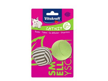 Vitakraft Měkké míčky s catnipem pro kočky 2ks