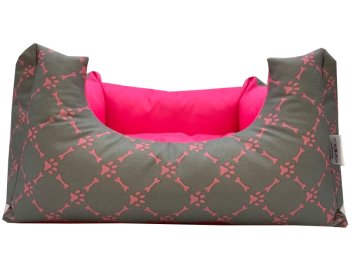 Pelech pro psy Foot Pink (Uvnitř pelíšku Matrace, Velikost pelíšku 100cm x 80cm / XXL)