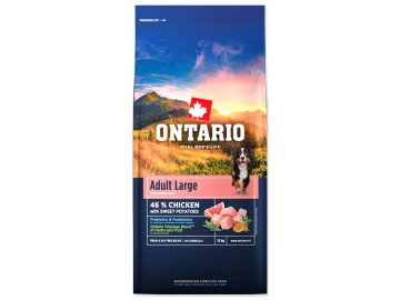 NOVÉ - Krmivo Ontario Adult Large Chicken & Sweet Potatoes 12kg