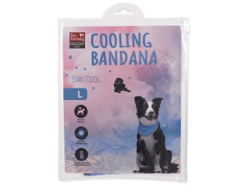 Šátek Dog Fantasy chladící L 38-52 cm