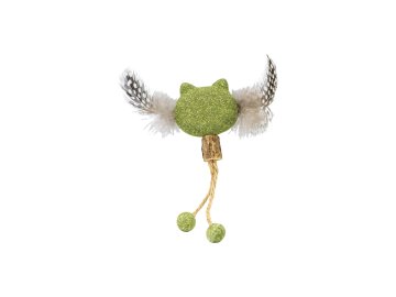 Catnipová kočička s peříčky 5 / 15 cm, HipHop Cat