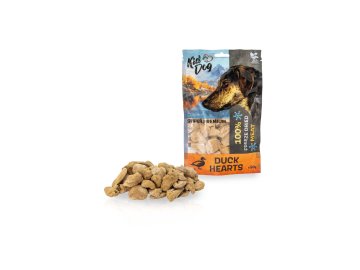 KIDDOG SUPER PREMIUM 100% kachní srdíčka sušená mrazem 50 g