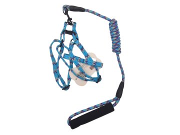 OHO Pletený SET S Postroj 30-42cm + Vodítko 110cm