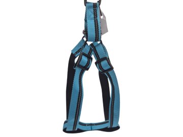 OHO Reflexní Postroj modrý 2cm/37-55cm