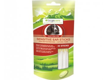 BOGAR bogacare SENSITIVE EAR STICKS, pes, 30 ks