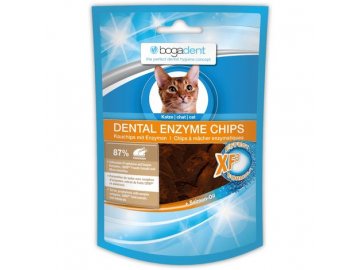 BOGAR bogadent DENTAL ENZYME CHIPS, kočka, 50 g zubní péče