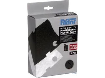 HYDOR Black Filter SPONGE Professional 250 - 350, 2 ks náhradní filtrační houby do filtru hydor