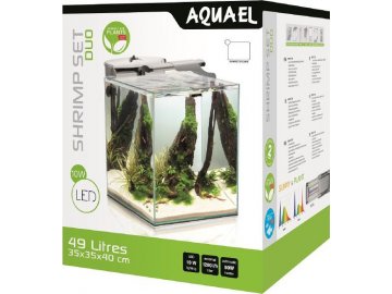 AQUAEL Shrimp Set Smart DUO, bílá, 49 l akvárko na prodej