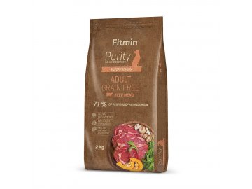 fitmin dog purity gf adult beef 2 kg h L