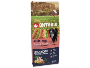 Krmivo Ontario Adult Large Chicken & Potatoes
