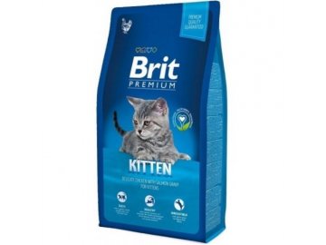 Brit premium 0,3 kg cat Kitten kuře s lososovou omáčkou granule pro koŤata