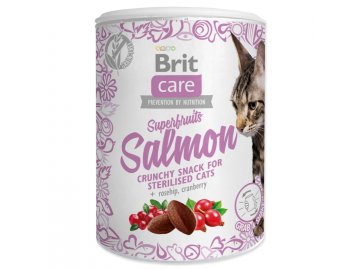 BRIT Care Cat Snack Superfruits Salmon 100 g habeo.cz