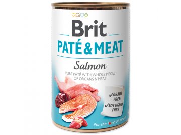 Konzerva BRIT Paté & Meat Salmon 400g